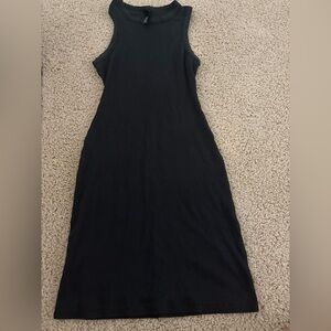 Skims Black Midi Dress